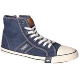 Mustang Herren Ungefütterte Low Boots Style Schnür-Booty blau