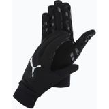 Puma field player glove in de kleur zwart.