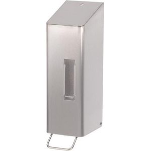 SanTRAL® Classic NSU 11 E/S Steel Touch (ST), dispenser voor vloeibare zepen, 1.200 ml, gepolijst roestvrij staal, met anti-vingerafdrukcoating, uitneembaar navulreservoir met kunststof pomp