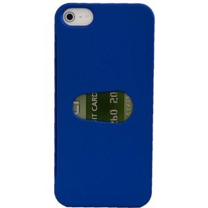 Katinkas Beschermhoes voor iPhone 5, met kaartvakken, blauw