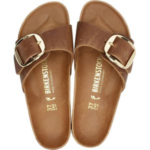 BIRKENSTOCK Msdrid Big Buckle mod Green, Cognac 1006525, 37 EU Smal