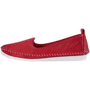 Andrea Conti Mocassins, ballerina's voor dames 27449, grootte:42, kleur:Rood