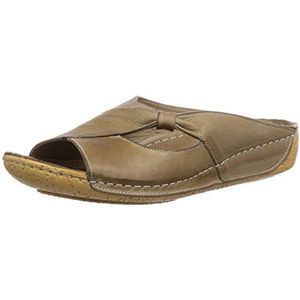 Andrea Conti Dames 0029216 slippers, Braun Taupe 066., 40 EU