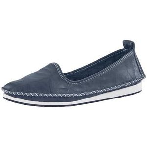 Andrea Conti Mocassins, ballerina's voor dames 27449, grootte:42, kleur:Blauw