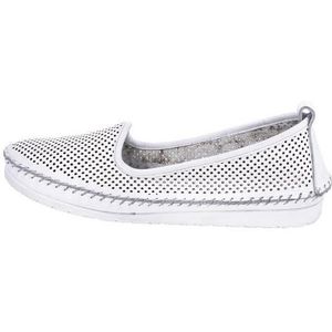 Instappers - Wit - Gladleer - Sportief