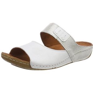 Andrea Conti 0775710 Damessandalen, wit, zilver., 37 EU