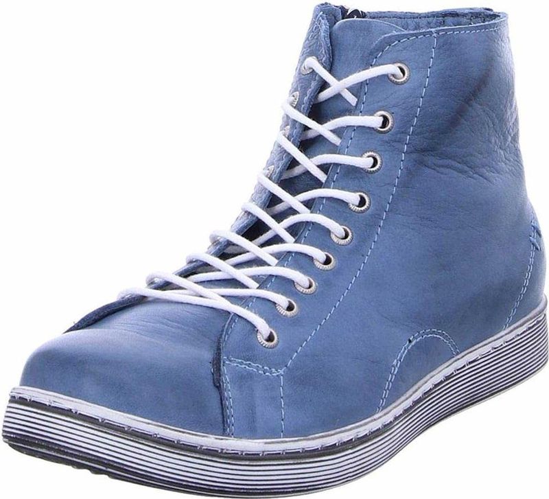 Andrea Conti - 0341500398 - Damessneakers - Blauw - Uitneembare Binnenzool