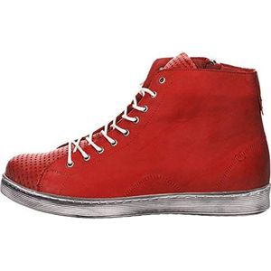 Andrea Conti Veterschoenen voor dames, gymschoenen voor dames, Rood, 41 EU