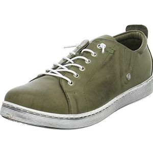 Andrea Conti Veterschoenen, lage damesschoenen 0347891-4, grootte:39, kleur:Groen