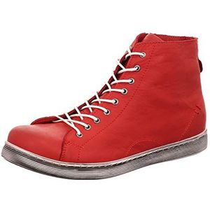 Andrea Conti Veterschoenen, lage damesschoenen 0341500-12, grootte:37, kleur:Rood