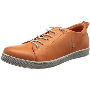 Andrea Conti Dames Boot Sneaker, oranje (papaya), 40 EU