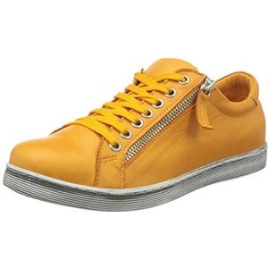Andrea Conti Dames 0346839 Sneakers, oranje, 38 EU