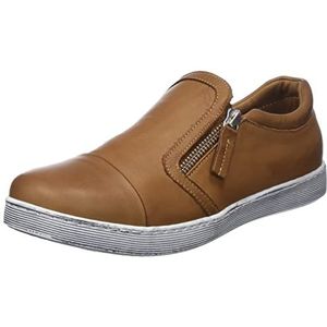 Andrea Conti Damessneakers Sportschoenen, bruin, 39 EU