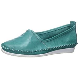 Andrea Conti dames slipper, turquoise, 42 EU