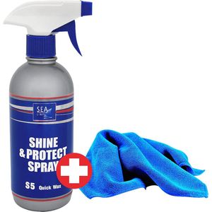 Compass S5 Polymer Quick Wax - Shine & Protect + microvezeldoekje