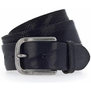 b.belt Riem leer schwarz 105 cm