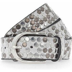 b.belt - Nietengürtel Leder Gürtel 1 ct Weiss Damen (129.89 € / 1 ct)