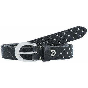 b.belt - Lilou Nietengürtel Leder (schwarz schwarz) Gürtel 1 ct Schwarz Damen (68.09 € / 1 ct)