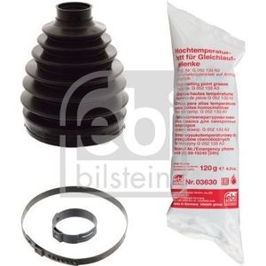 FEBI BILSTEIN - Aandrijfashoes - Vooras - Asmanchet - Set - Lengte 129 mm - Binnendiameter 31 mm en 103 mm