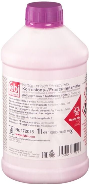 Febi - G13 Antivries -35°C 1L - Krachtige Bescherming Tegen Vorst