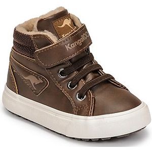 KangaROOS KaVu III uniseks-kind Lage sneakers, Bruin Donkerbruin Zand 343, 29 EU