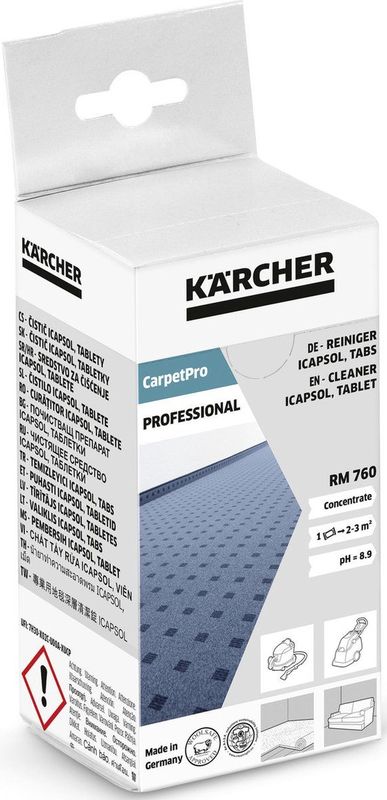 KÄRCHER - Tapijt / Textiel Reinigingsmiddel Tablet 16 Stuks (Schuimt Niet)