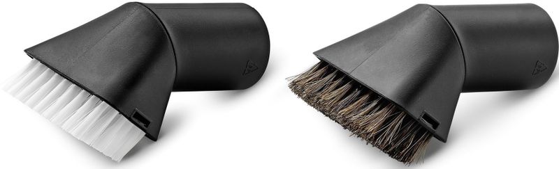 Karcher - Zuigborstelset - Zwart - Geschikt voor nat- en droogzuigers - 2 Stuks