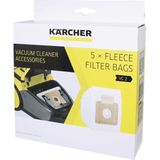 Karcher - Vliesfilterzakken - Wit - 5 Stuks - Geschikt voor VC 2