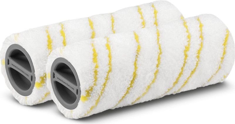 Kärcher Set van 2 microvezelrollen GEEL voor Floor Cleaner FC 3 en FC 5