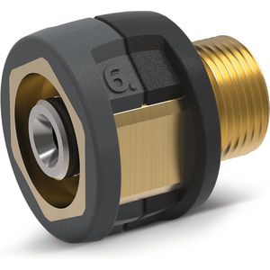 Quick-Click - Adaptador Quick Connect para mangueras de alta presión con M22 x 1,5 IG, para Kärcher, Kränzle, Workzone, etc., aprox. 31 cm de largo Quick-Click - Adaptador Quick Connect para mangueras de alta presión con M22 x 1,5 IG, para Kärcher, Kränzle, Workzone, etc., aprox. 31 cm de largo