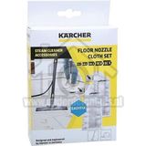 Kärcher - Easyfix - Vloerdoeken - Wit - Klittenband - 2 Stuks