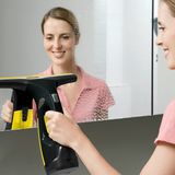 Kärcher - Window Vac WV 2 Premium Raamreiniger - Zwart - Inclusief Sproeiflacon en Microvezeldoek