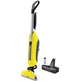 Kärcher FC 5 Floor Cleaner voor dweilen en tegelijk zuigen (460 W, oppervlakteprestatie van 60 m² per tankvulling, wasbare microvezelrollen)