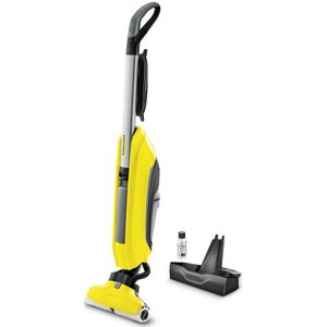 Kärcher FC 5 Floor Cleaner voor dweilen en tegelijk zuigen (460 W, oppervlakteprestatie van 60 m² per tankvulling, wasbare microvezelrollen)