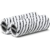 Karcher - Microvezelrollen Steen - 2 Stuks - Kleur: Grijs - Materiaal: Microvezel