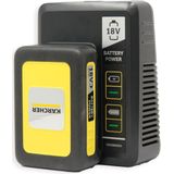Kärcher - 18/25 - Accuvoeding - 18 V - Lithium-ion - Snellader
