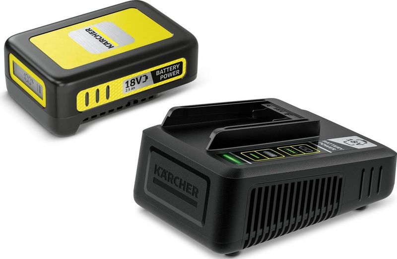 Kärcher - 18/25 - Accuvoeding - 18 V - Lithium-ion - Snellader