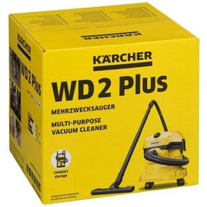 Karcher WD 2 Plus V-12/4/18 Geel - Stofzuiger
