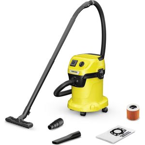 Karcher WD 3 P V-17/4/20 Geel - Krachtige alleszuiger