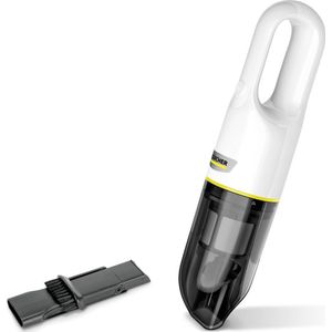 Kärcher Accu-Handstofzuiger CVH 2, compacte en lichte kruimelzuiger voor snel gebruik, stofreservoir: 0,15 l, gewicht: 0,65 kg, incl. 7.2 V oplaadbare accu, USB oplader, 2-in-1 spleetmondstuk