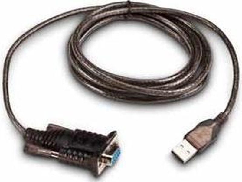 Intermec - Seriële Adapter - Bedraad - Kleur: Zwart - Inclusief USB-Kabel 1,8m