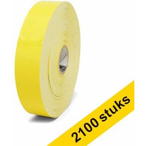 Zebra Z-Band Fun 10012713-2K geel 25mm x 254mm 6 x 350 stuks (origineel)