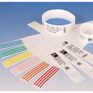 Zebra - Z-Band Direct - Polsbandjes - 25 mm x 279 mm - 6 x 450 stuks