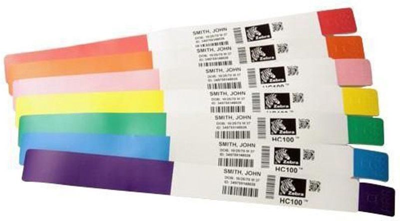 Zebra Z-Band Splash - Paars - 25 x 254 mm - 350 Stuks