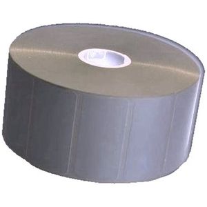 Labels (paper, plastic), labelrol, Zebra, Z-Ultimate 3000T, synthetisch, W 60mm, H 39mm, rolls/box 8 rolls/box, zilver | 86164