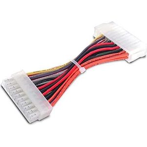 DDR4-15 cm 20-pins moederbord op 24-pins ATX-stroomadapter, Bu/St