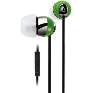 Creative HS-660I2 bekabelde in-ear headset (geïntegreerde afstandsbediening) voor iPhone, iPod, iPad groen