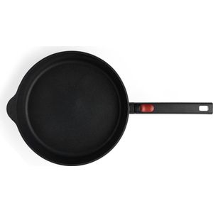 Hapjespan, ø 28 cm, 3.5 L, Gerecycled Aluminium, QXR Non Stick, Inductie - Woll | EcoLogic QXR