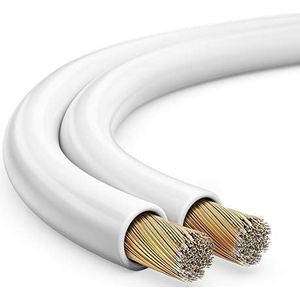 Manax SC22075W-25 kabel voor luidspreker, 25,0 m, 25,0 m, wit