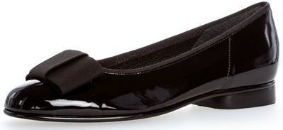 Gabor - Ballerina's - Zwart - Flats - Blokhak - Rond